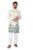 Valaki Kurta Pajama Set for Men Border Printed Traditional Straight Kurta with Pyjama for Men
