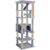 Hiputee Multilevel Fur Fabric Cat Tree – Ladder | Hanging Ball | Large Condo | Jute Rope Scratching Posts | for Adult Cats & Kittens (Grey) (Height 75 Inch)