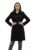 CHKOKKO Polyester Women Classic Winter Long Coat Single Breasted Knee Length Design with a Sophisticated Spread Collar and Practical Front Pockets for Casual and Semi Formal Wear