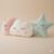 CHIRKUT Decorative Moon Cloud Star Throw Pillows, Nursery Room Cushions, Pink Mint White, 3-Piece Set,Polyester,Cotton (Pack of 3) 30CM