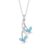 Clara 925 Silver Butterfly Pendant Earring Chain Bracelet Ring for Women