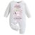 KNITROOT Bua Theme, My Bua Is Responsible for Teaching Me Fun Stuff, 100% Pure Cotton White Jumpsuit, Unisex Baby Kids Romper, Sleepsuit, Bodysuit, Full Sleeves, Shoulder-Snap-Buttons, Infant Cloths