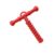 B-Arm Chewy Tube- Spiral Design (Red)| Chewing Tube for ADHD, Autism & Sensory Disorder| Upgraded Design for Oral Stimulation| Teether Toy for Children & Adults (Moderate Chewers)