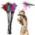 Dog Trust Interactive Cat Teaser Wand Cat Worm Feather Toys with Loud Bell Squiggly – 21″ Long Wand for Cat and Kitten (Pack of 1)