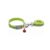 Dog Trust Nylon Cat Collar Belt & Leash Set, Reflective Dog, Cat, Puppies Collar Adjustable, Durable & Lightweight Belt (Green, Pack of 1 Piece)