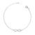 Clara 925 Sterling Silver Infinity Adjustable Bracelet Gift for Women
