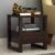 MURALICRAFT Solid Sheesham Wood Bedside Table for Bedroom | Wooden Bed Side Nightstand Lamp Table with Drawer & Open Shelf Storage for Home & Hotels | Rosewood, Walnut Finish
