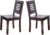Furniture Sheesham Wood Dining Chair Multipurpose Dining Room Furniture Wooden Chair for for Living Room Study Room Home and Office (Set of 2, Mahogany Finish) | 1 Year Warranty