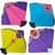 Traditional Fighter Paper Kites, Multicolor, Bamboo Frame Design, 42 x 42 cm, Decorative Flying Set, Pack of 10