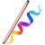 Elfora 2 in 1 Stylus Pen for Touch Screens | High Precision & Sensitivity Capacitive Rubber Tip | Universal Stylus Compatible with iPad, iPhone, Android, Samsung, Kindle, Tablets & More – Rose Gold