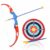 Amitasha Kids Archery Bow and Arrow Toy Set with Target Board for Kids Indoor Outdoor Garden Fun Suction Cups 3 Arrows Target Game for Boys 3-15 Years Birthday Gift
