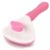 Depets Self-Cleaning Slicker Brush for Dogs, Cats, Bunnies – Grooming and Shedding Tool for Long or Short Hair – Easy to Remove Loose Undercoat – Massaging Pet Brush – Pink | Removes Loose Undercoat, for Dogs Cats Rabbits Long & Short Hair, Pet Grooming Tool with Rounded Tips, Ergonomic Handle, Pink