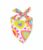 CutiePaw Polyester Bandana for Dogs and Cats | Comfortable Bib | Dog Scarf | Adjustable & Comfortable Dog Bandana | Pet Triangle Scarf | Accessory for Dogs Large, Medium & Small, White, Pink, 1 Count