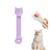 Dog Trust Cat Treat Spoon, Wet Treats Feeder – Mess-Free Pouch Dispenser Tool – Cat Lick Spoon for Creamy Puree Treats – Medium Size -Purple