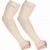 FOVERA UV Sun Protection Arm Sleeves with Thumb Loop for Men & Women – UPF 50+ Cooling Hand Cover for Biking, Cricket, Driving & Cycling – Tan Protection Guard