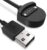 Zitel ® Magnetic Usb Cable Clip Cradle Charger Compatible With Ticwatch S/E For Smartwatches (100Cm – Black)