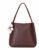 SIJJEEL Women’s Handbag Synthetic Leather Shoulder Bag with Bear Charm Tote One Size Women’s Shoulder Bag Faux Leather Tote