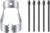FITVERT Tablet Stylus Pen Nibs | Replacement Tips | Compatible with Note 10/20, Tab S6/S7, Includes 5 Refills + 1 Tweezer (Black) 5pcs