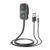 Portronics AUTO 12 in-Car Bluetooth Receiver for Handsfree Calling, Music System, Supports All Smartphones (Black)
