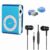 Portable Mini Metal Clip MP3 Player for Sports & Running | Compact Music Player with Earphones | USB Card Reader Included (Random Colour) (Memory Card Non Included)