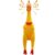 Natural Latex Rubber (Squeaky Chicken) Dog Chew Toy | Suitable for Puppy, X-Small to Small Dogs (0-10kgs) | Durable, Animal Design, Fetch & Chew Toy(Pack of 1)