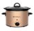 Pringle Electric Slow Cooker 1.5 Liter | Ceramic Pot with Glass Lid | Copper Color FW 1810 (Gold)