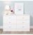 CASPIAN Wooden Chest of Drawers (White) | Multipurpose Engineered Wood Storage Organizer Furniture with 6 Drawers | Filing Cabinet for Home, Bedroom, Living Room & Office