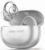 Kinglucky Open Ear Earbuds Clip-On Bluetooth 6.0 Wireless Headphones with Mic, 50H Playtime, ENC Clear Calls, IPX5 Waterproof, Comfortable for Small Ears Sports Gaming (Moonlight Silver, Standard)