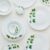 Larah by Borosil 35 Pieces Opalware Dinner Set for Family of 6