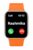 T800 Smart Watch for Men & Women | HD Touchscreen, Bluetooth Connectivity, Heart Rate Monitor, Fitness & Activity Tracker | Orange Silicone Band