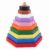 Tantrums Hexagone Stacking Rings Graded Tower Toy for Kids – Sensory Toys for 6 to 12 Months | Wooden Building Block Tower Toy | Stacker Montessori Learning for Babies | Educational Motor Skills