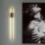 Linea Glow – Modern Vertical LED Wall Light | Black Linear Wall Sconce for Bedroom, Hallway, Living Room | Warm White Ambient Light | Sleek Minimalist Wall Lamp – 60cm