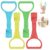 SNOWIE Soft 4Pcs Baby Pull Up Rings for Toddlers 0-3 Years Old