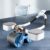 Lifelong LLAR02 Ab Roller With Automatic Rebound, Elbow Support, Timer & Mobile Holder, Dual Non-Slip Wheels, Professional Core Strength Training Ab Roller, Home Gym Core Trainer With Knee Pad – Blue