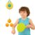 Eitheo Indoor Hanging Table Tennis Set for Kids, Table Tennis Self Training Game Set with 3 Ping Pong Balls & 1 Pair Paddle, Ping Pong Training Set Portable Adjustable Game for Kids – Multicolor