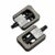 FitTrip Bike Pedals 9/16” Foldable Design, Non-Slip Platform Bicycle Pedals with Reflectors, Durable Aluminum for Mountain, Road & BMX Bikes