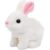 Hopping Walking Bunny Toy with Sounds, Jumping Rabbit Wiggling Ears, Twitching Mouth and Nose, Educational Interactive Bunny Rabbit Toy for Baby Kids