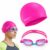 Boldfit Swimming Cap & Goggles Set for Men & Women – Silicone Cap & Anti-Fog Goggles – Roseo Blue – Swimming Safety Set