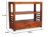 Wooden Bookshelf Console Table for Living Room | Entryway Hallway Sofa & Fish Tank Table with 2 Drawers & Shelf Storage | Solid Sheesham Wood | Honey Brown