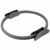 GOCART WITH G LOGO Yoga Circle Exercise Pilates Ring with Full Body Toning Fitness for Stretching, Relaxation (Gray)