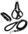 No Pull Dog Harness – Step in Dog Harness and Leash for Small Medium Large Dog – Escape Proof Adjustable Soft Leash Collar Set for Walking Training Hiking Outdoor, 15 Cm, 15 Cm