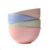Irida Naturals Wheat Straw 6″ Serving Bowl Set | (Multicolour) Eco-Friendly, Lightweight & Unbreakable Microwave Safe Bowl Set | Bamboo Fiber Snacks Serving Bowls for Kids & Adults, 800 ml, Pack 4