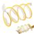 Qpets Cat Tunnel Toy, Elastic Spring Indoor Tube with Feather Tail