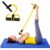 MhIL Yoga Pedal Puller Resistance Band-4 Pull Reducer Tummy Training Foot Pedal Exercise Fitness Band, Body Building Stretching Band Men and Women (Multi-Color)