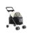 Cature 4-Wheel Pet Stroller for Small and Medium-Sized Dogs and Cats | Foldable Waterproof Pet Travel Carrier with Cup Holder, Removable Liner and Storage Basket | Portable Dog and Cat Stroller