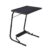TABLE MAGIC – Multipurpose Height Adjustable Laptop Table Mat Finish, Lap Desk with Footrest Work from Home & Study Desk Picnic Outdoor Tv Tray Folding Table (TM Footrest-Black, Large)