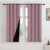 HOMEMONDE 100% Complete Blackout Curtains for Window 5 Feet – Room Privacy Room Darkening Curtain with Eyelets, Black Blacking & Noise Reducing 1 Piece – (60 Inch, Lavender)