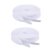 XERUS White Flat Hollow Shoe Laces Pack of 2 Pair for Canvas Sneakers Casual Shoes Men & Women