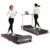 PowerMax Fitness WalkPad-2 Under Desk Walking Pad Treadmill for Home Use | 3.0 HP Motor | Compact Design with Manual Incline | Shock Absorption System | 110 kg Capacity | LED Display | Remote Control