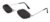 Roshfort Trendy Cat-Eye Sunglasses for Women | Small Metal Frame UV Protection Shades | Lightweight Non-Polarized Stylish Eyewear for Outdoor.
